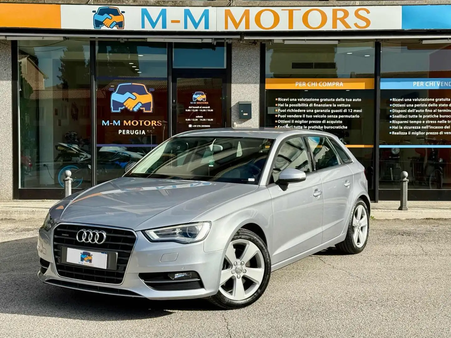 Audi A3 SPB 2.0 TDI 184 CV clean diesel quattro S tronic A Gris - 1