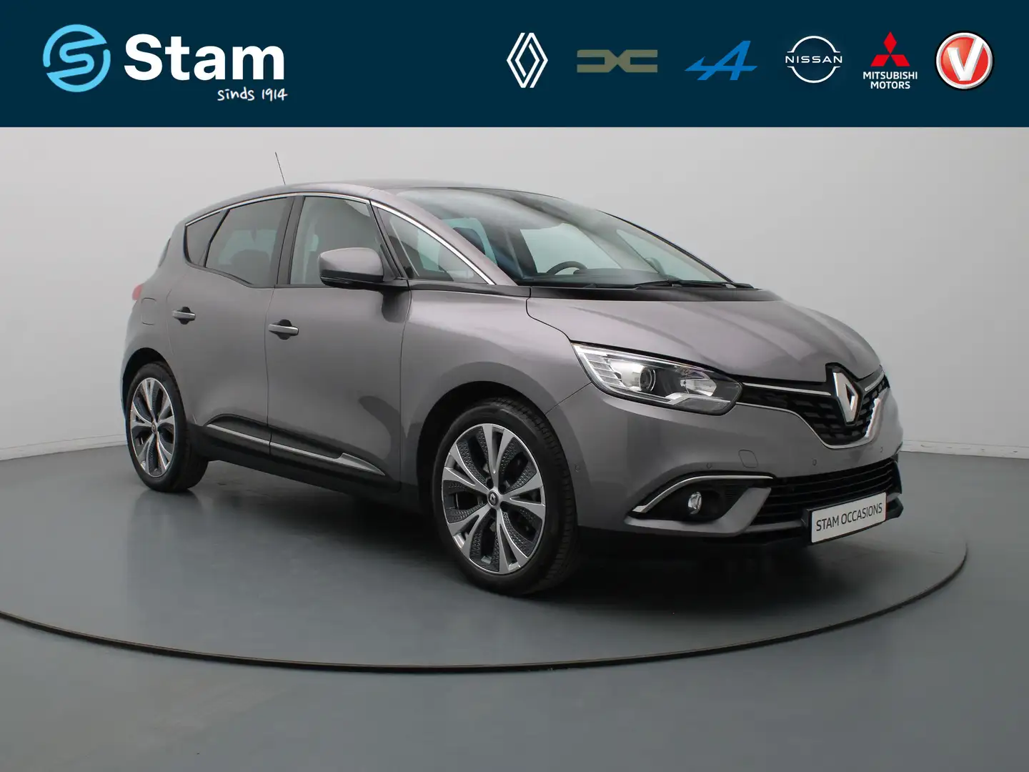 Renault Scenic 120pk TCe Intens Camera | Cruise | Navi | Parkeers Grijs - 1