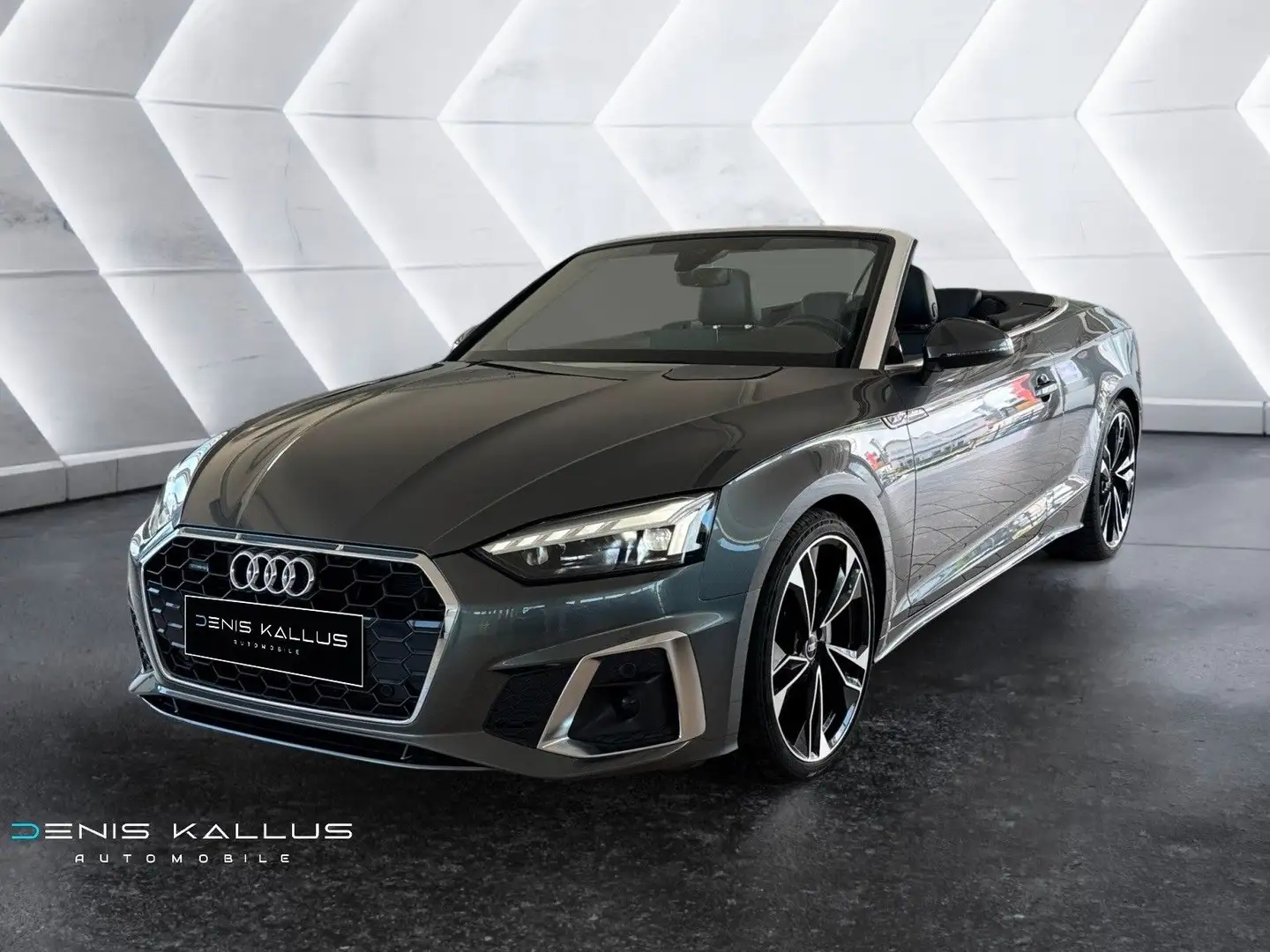 Audi A5 40 Cabrio. 2.0 TDI quattro S line/TOP! Grijs - 1