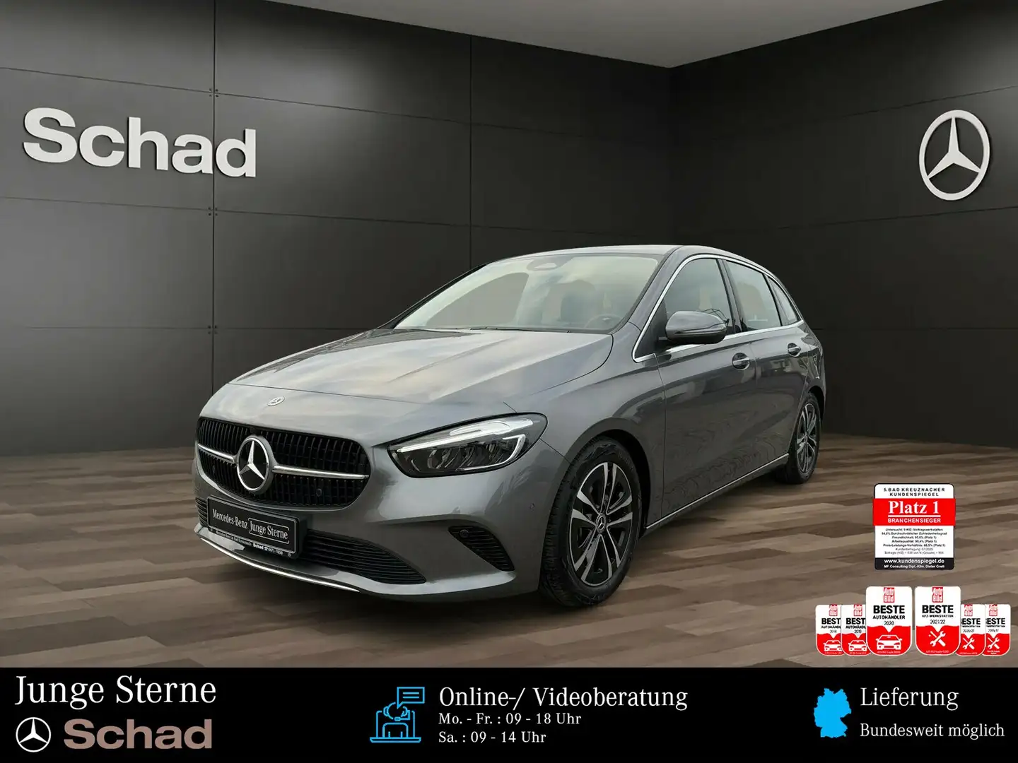 Mercedes-Benz B 180 B 180 PROGR+AHK+LED+KAMERA+ASSIST+EASY-PACK+SHZ+ Gris - 1