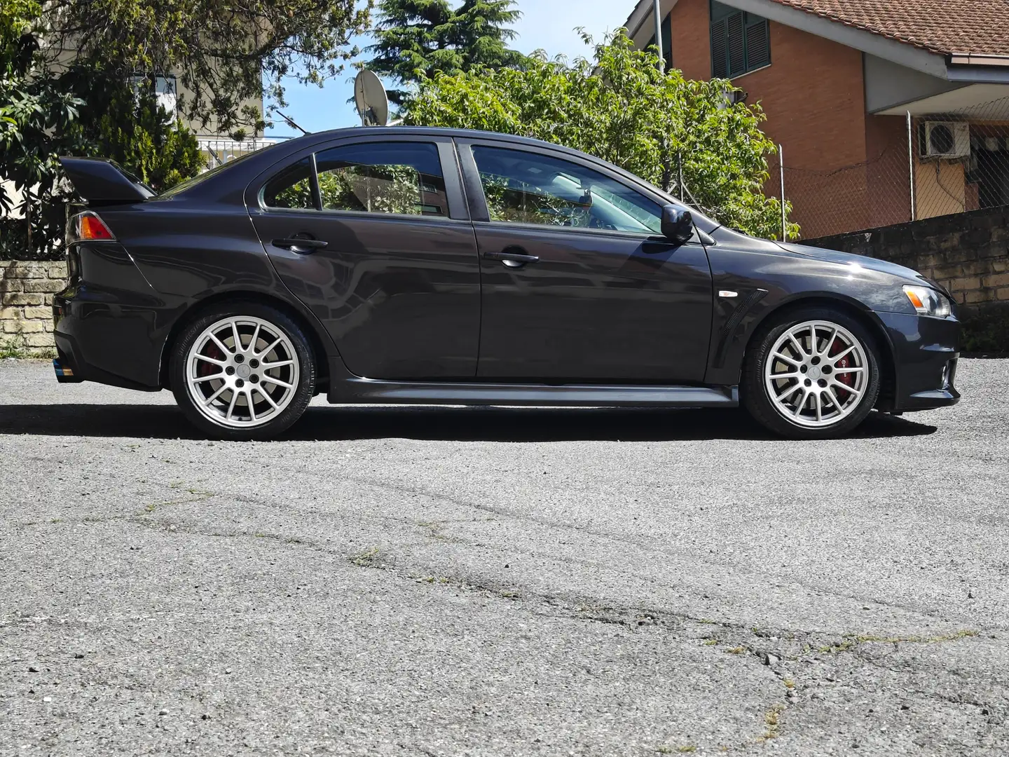Mitsubishi Lancer Evo X GSR manuale Zwart - 1