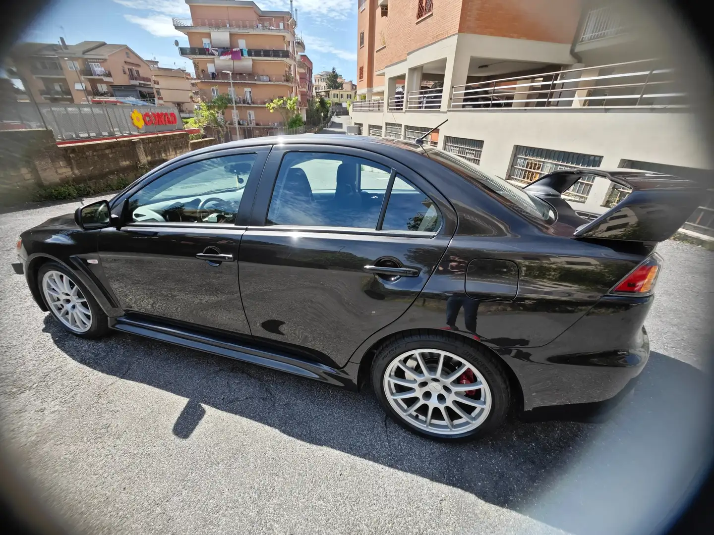 Mitsubishi Lancer Evo X GSR manuale Zwart - 2