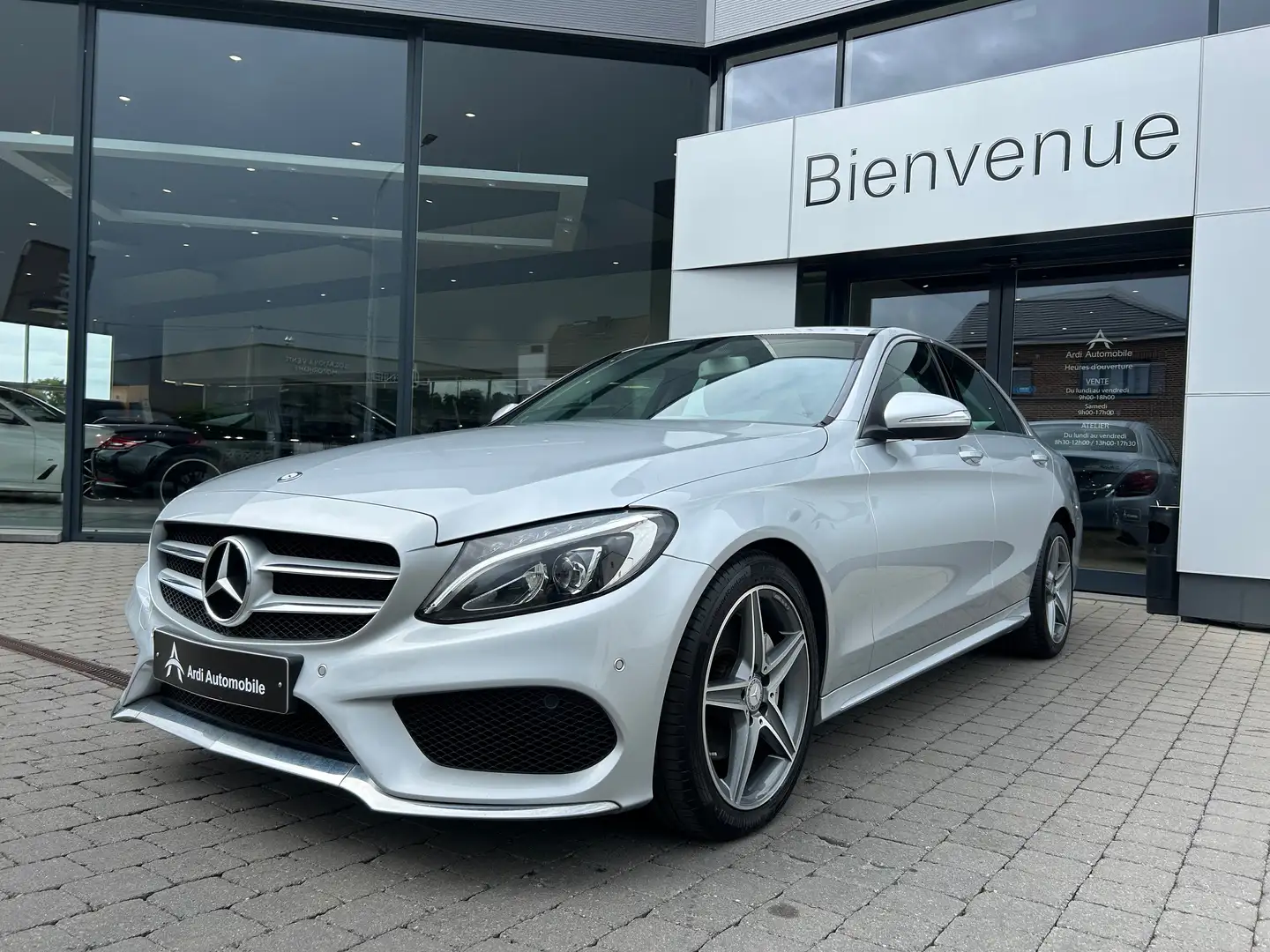 Mercedes-Benz C 200 d *PACK AMG*GARANTIE 12 MOIS*1er PROPRIETAIRE* Grijs - 1