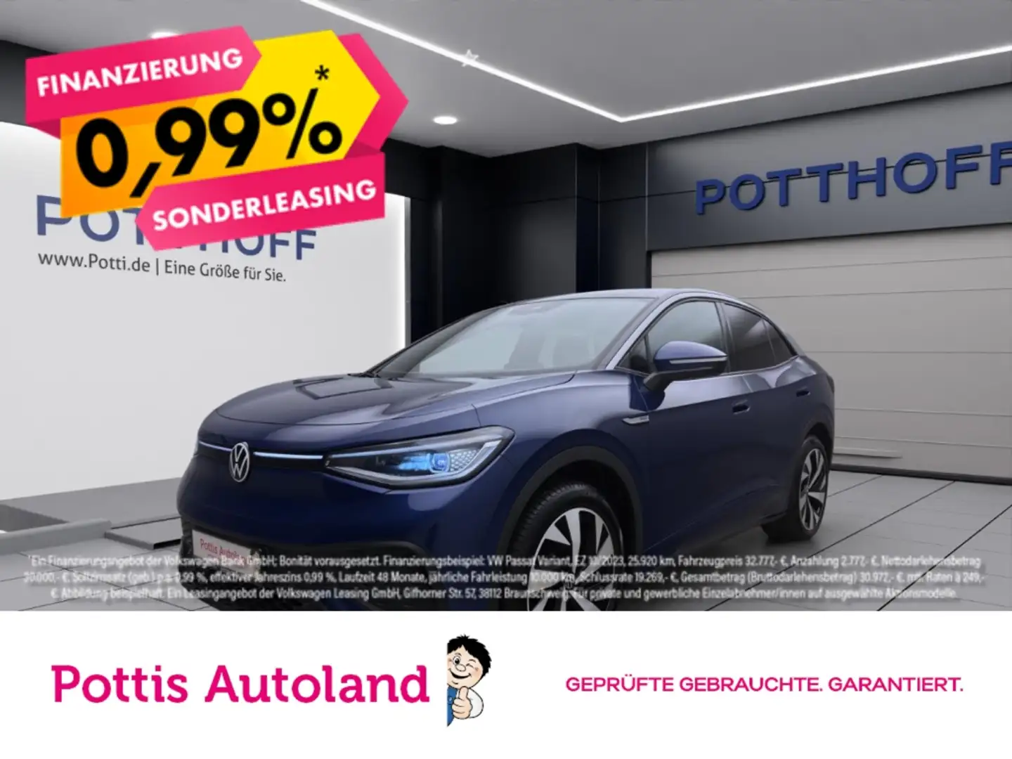 Volkswagen ID.5 PRO NAVI AHK KLIMA PDC LED Blau - 1