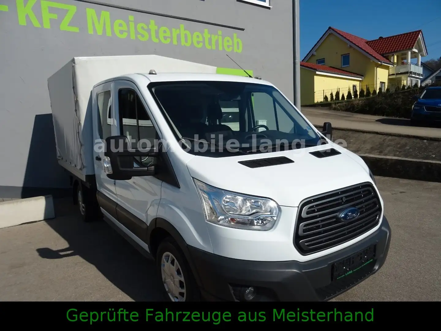 Ford Transit Pritsche 310 L2 Doppelkabine 1.Hand Weiß - 1