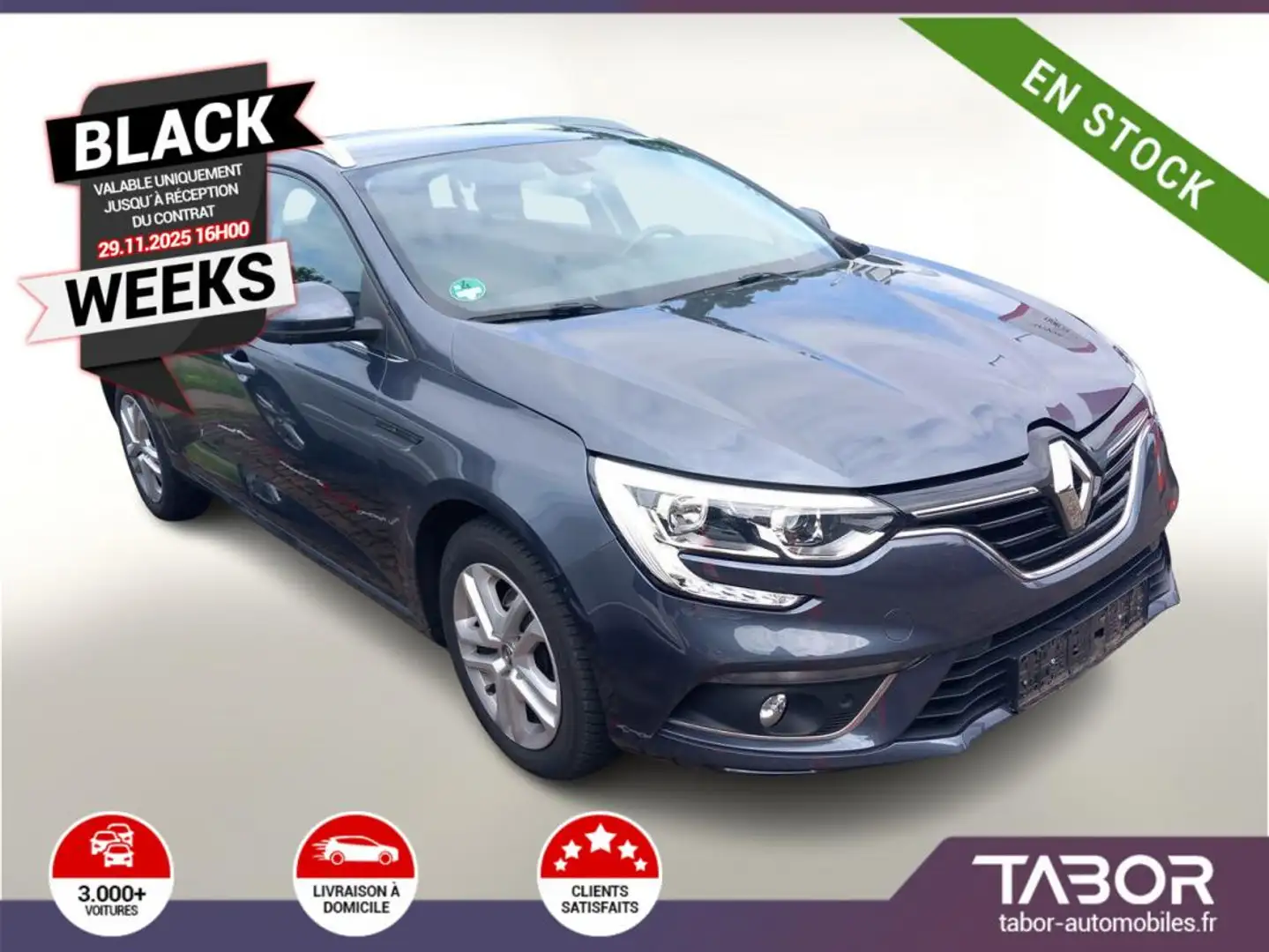 Renault Megane IV Grandtour 1.3 TCe 140 Limited Grijs - 1