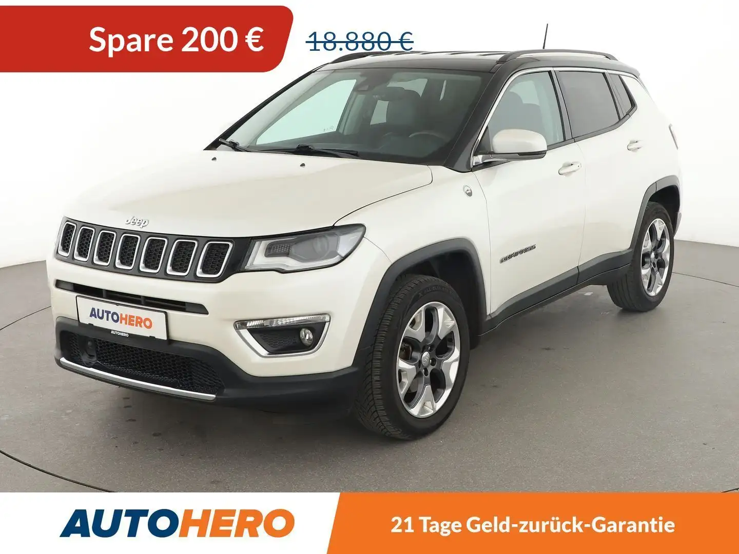 Jeep Compass 1.4 M-Air Opening Edition 4WD Aut.*NAVI*BI-XENON* Weiß - 1