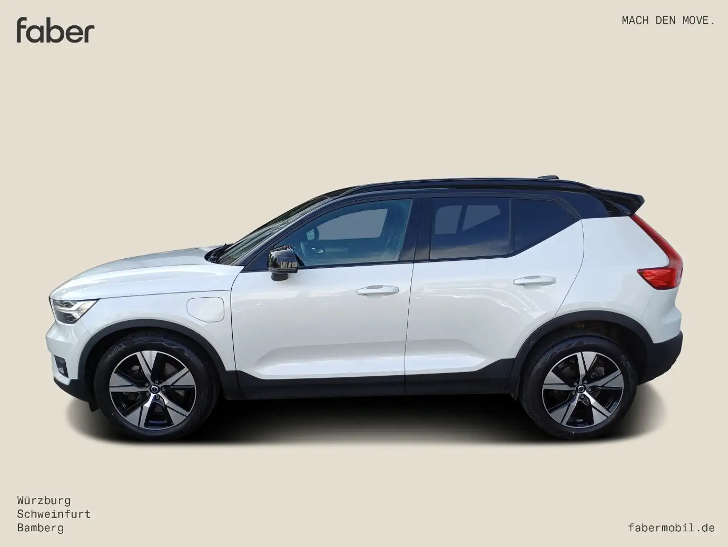 Volvo XC40 T5 R Design Plug-In Hybrid 2WD Weiß - 1