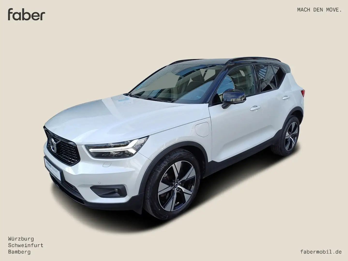 Volvo XC40 T5 R Design Plug-In Hybrid 2WD Weiß - 2
