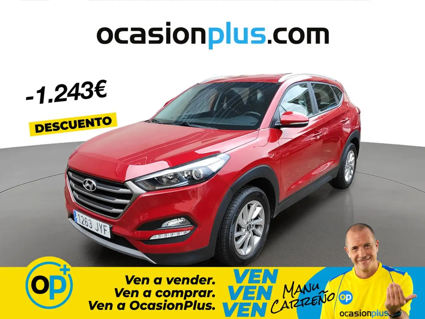Hyundai TUCSON 1.7CRDI BD Klass 4x2 Rojo - 1