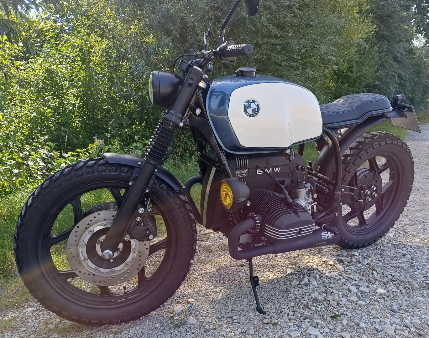 BMW R 100 Schizzo Scrambler PRO Azul - 2