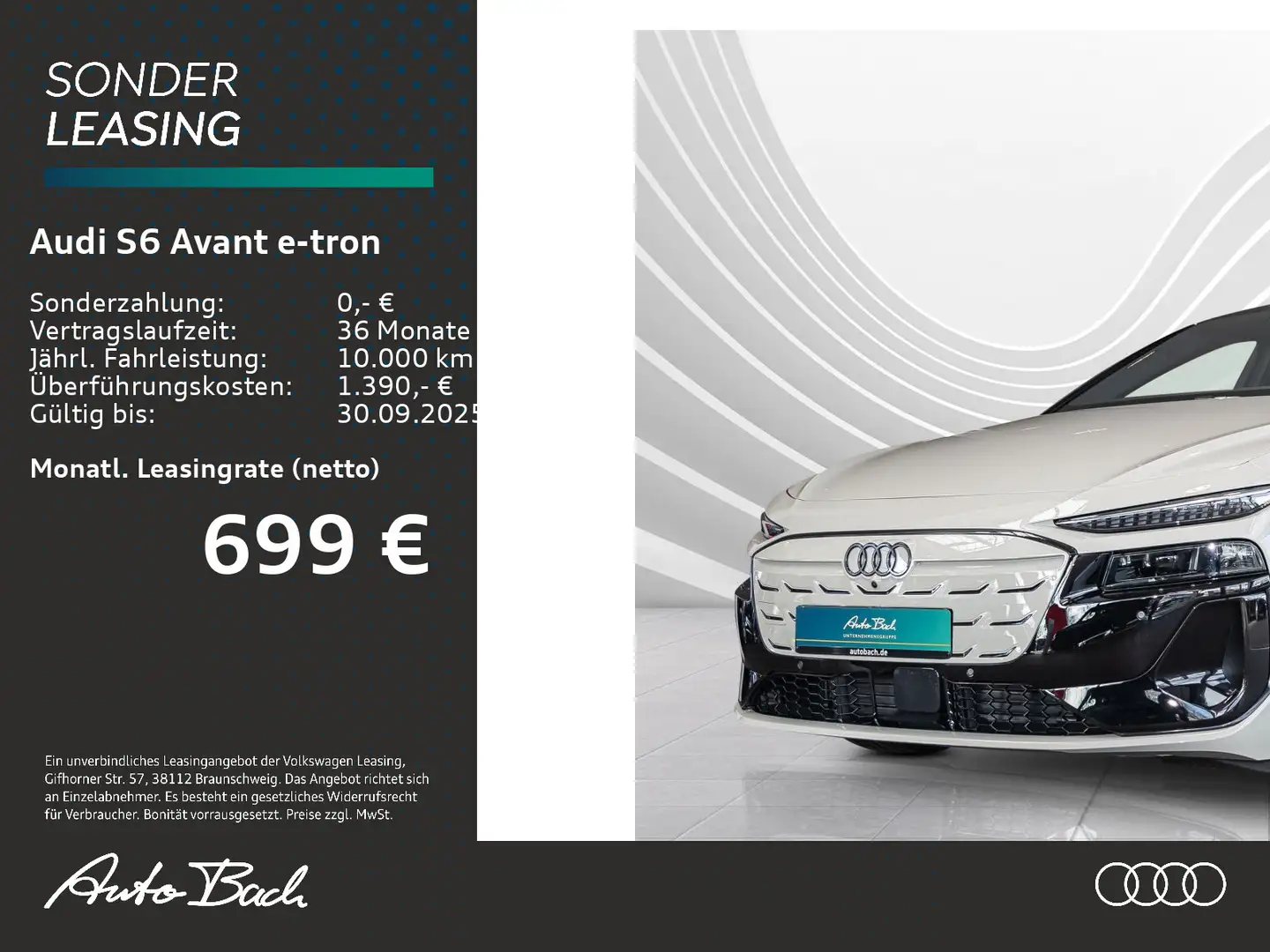 Audi S6 Audi S6 Avant e-tron 370 kW TECH-PRO  edition on Beige - 2