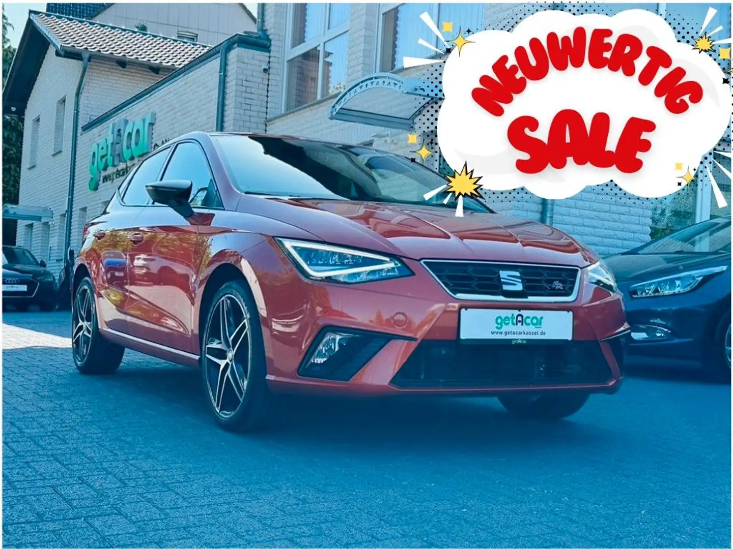 SEAT Ibiza FR FAST LANE 1.0 TGI - ALCANTA - KAMERA - Narancs - 1