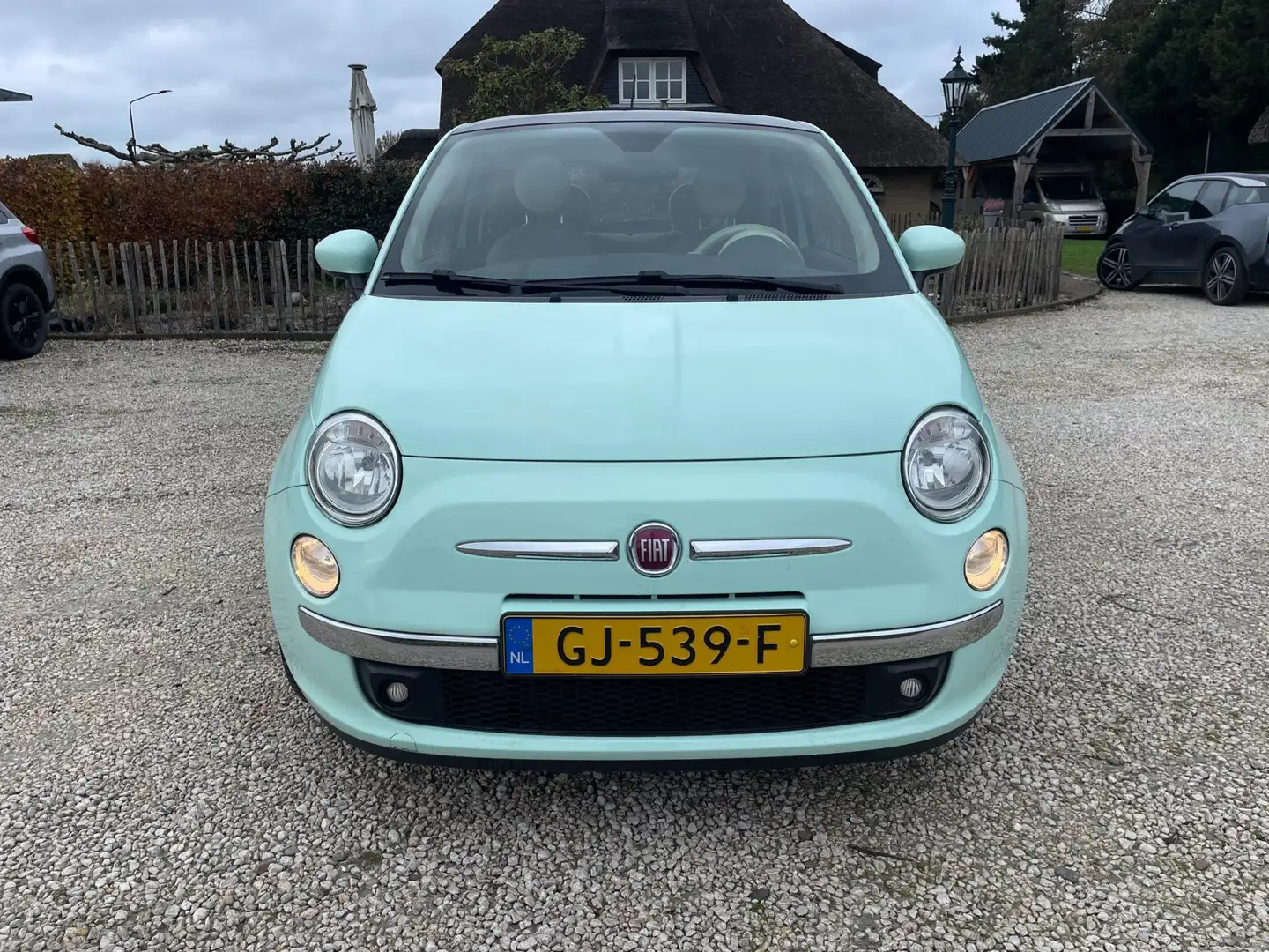 Fiat 500 0.9 Turbo 80pk Lounge Panorama, Leder, 16 inch Grün - 2