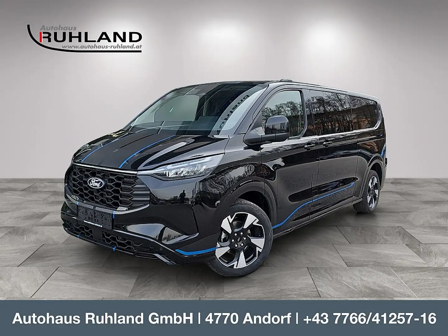 Ford Transit Custom DK 2,5 PHEV 340 L2H1 FWD Sport Aut. Schwarz - 1
