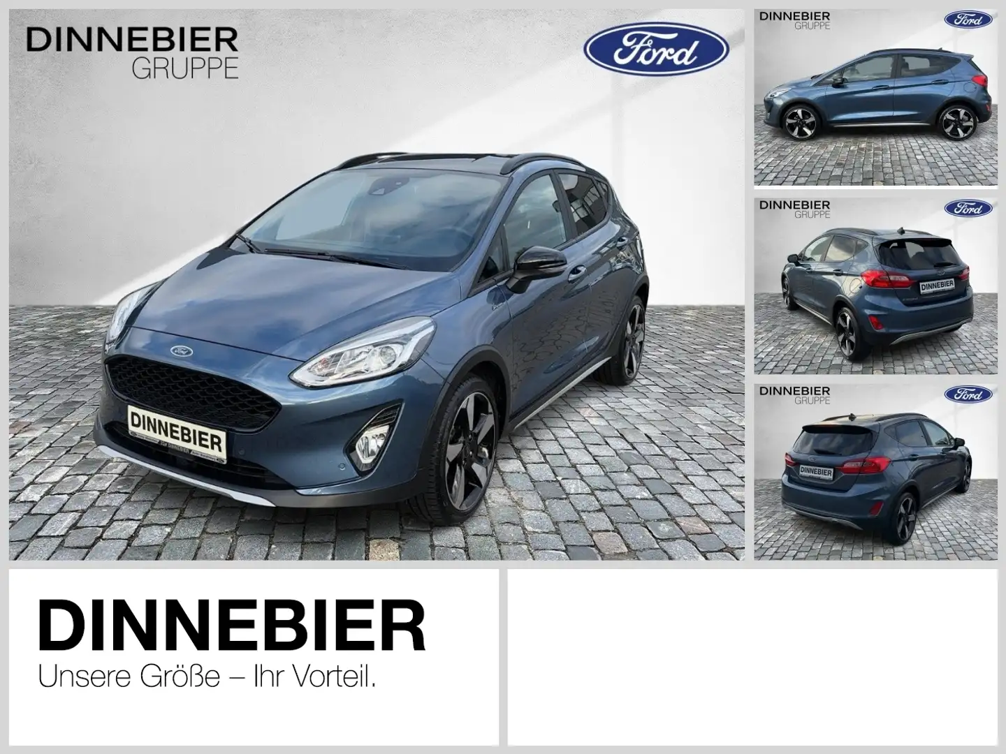 Ford Fiesta Active LED+Kamera+Allwetter+Winterpaket Bleu - 1