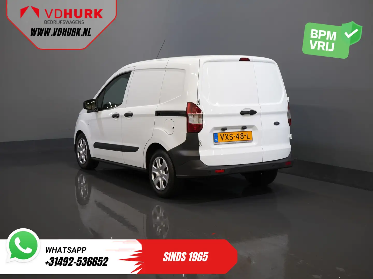 Ford Transit Courier 1.5 TDCI BPM VRIJ! NL Auto/ 2xSchuifdeur/ Carplay/ Blanc - 2