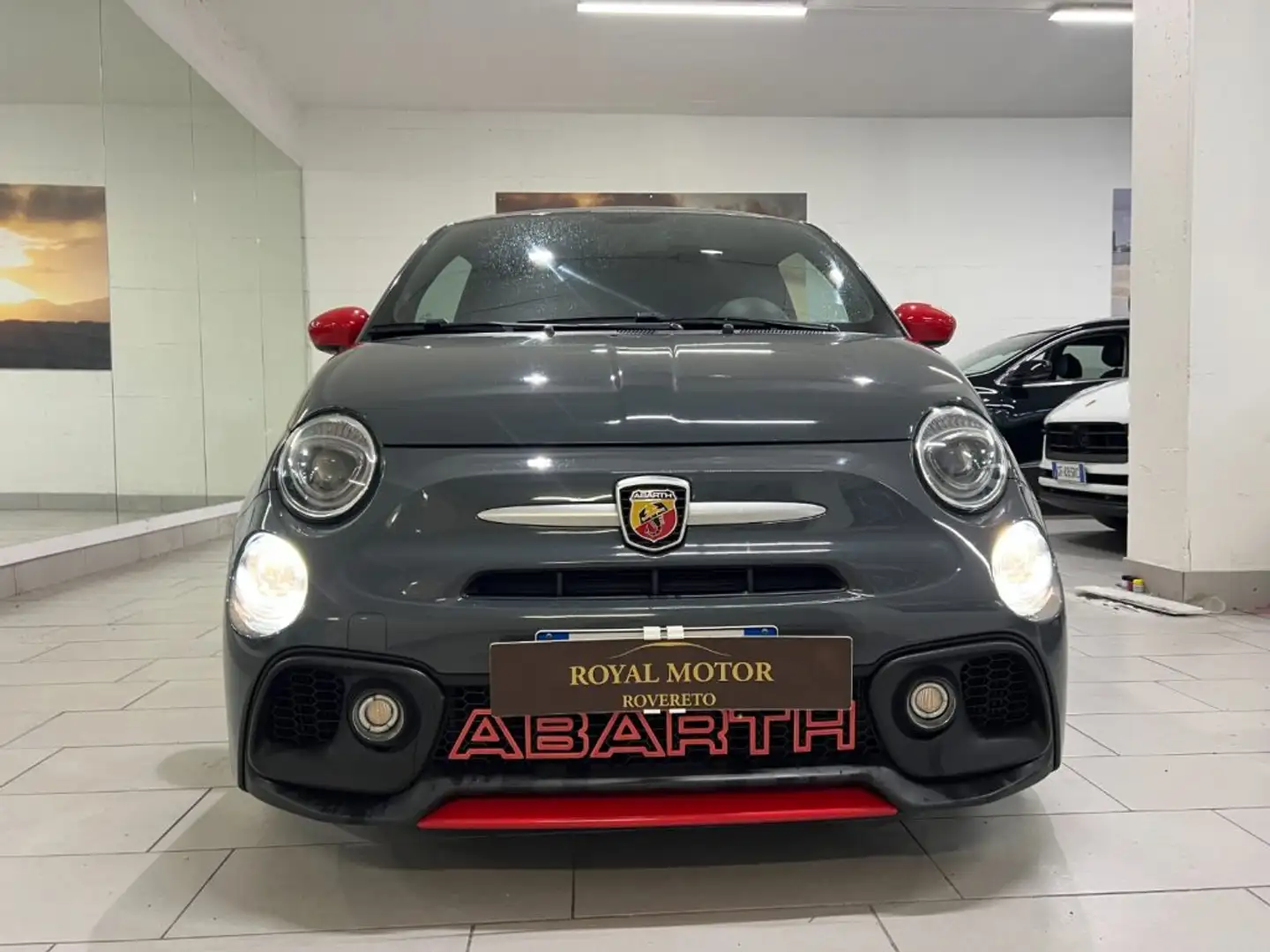 Abarth 595 1.4 Turbo T-Jet 145 CV + TETTO/ SCARICO TBF/ NAVI! Grigio - 2