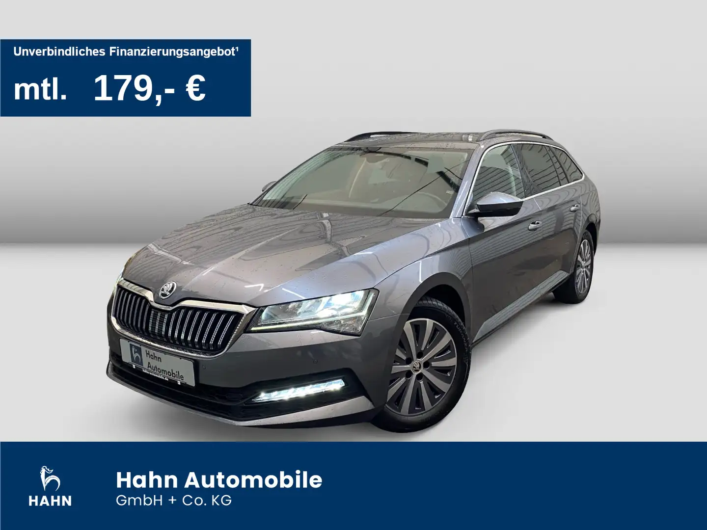 Skoda Superb Combi 2.0TDI DSG Ambition AHK Navi Standh Grau - 1