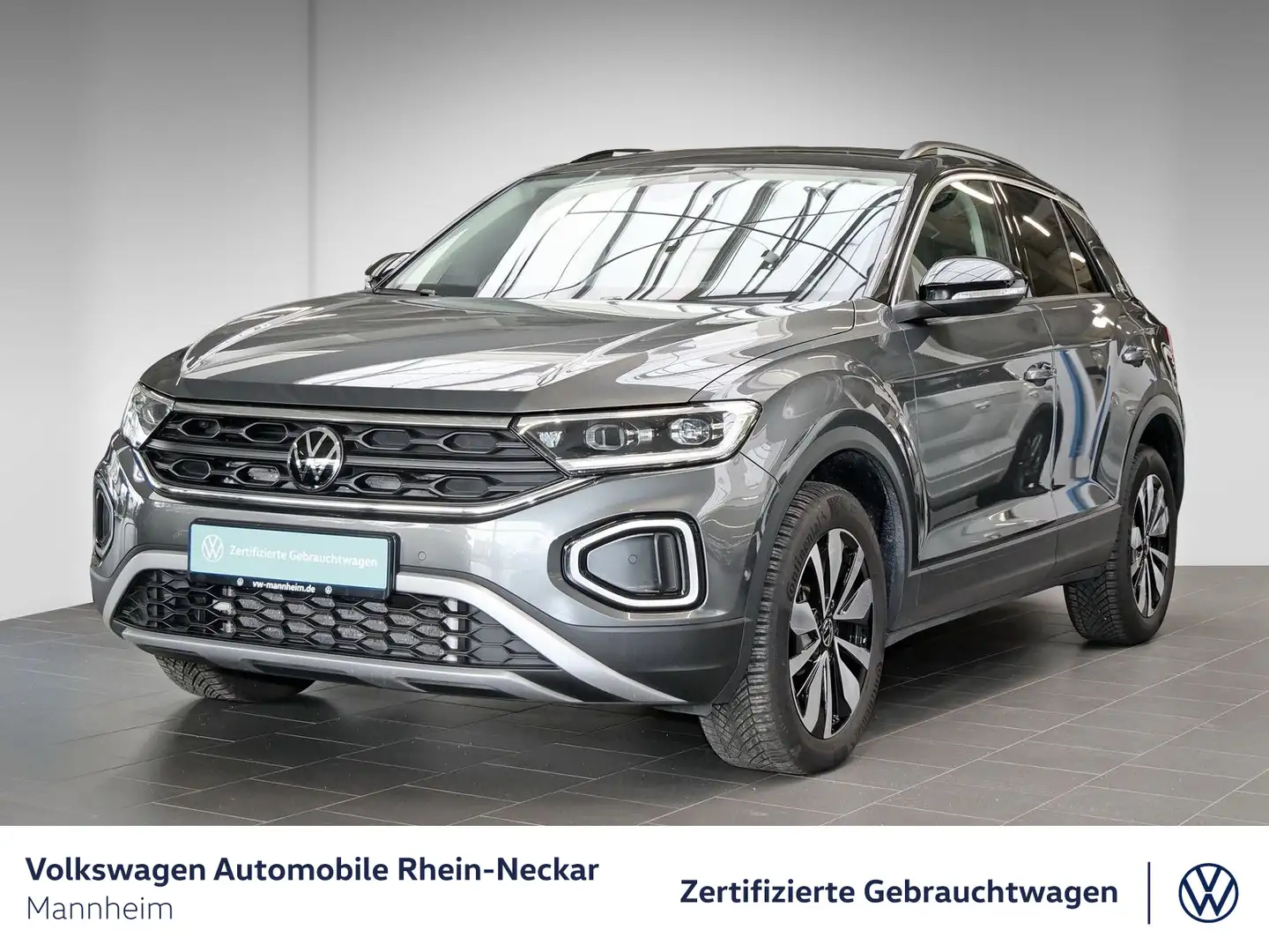 Volkswagen T-Roc 2.0 TDI GOAL DSG Navi AHK Kamera uvm Grau - 2