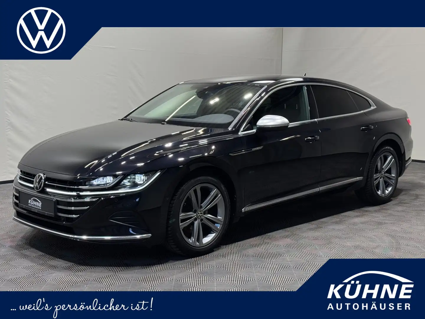 Volkswagen Arteon Elegance 2.0 TDI DSG | IQ.LIGHT ACC LEDER Zwart - 1