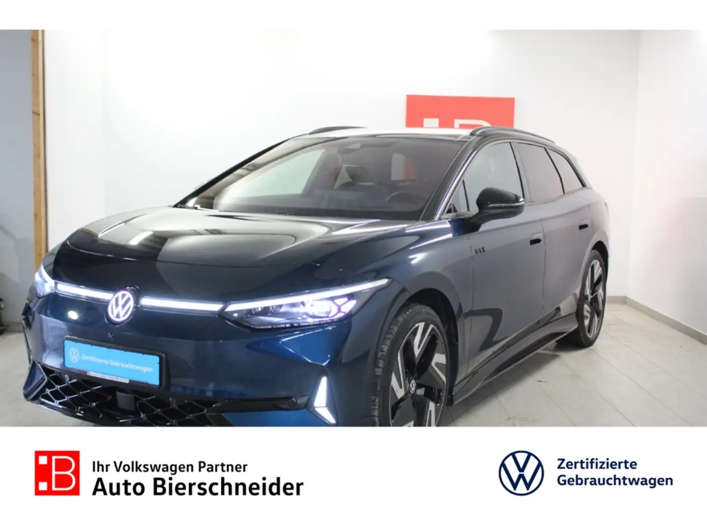 Volkswagen ID.7 GTX Tourer 4Mo. 21 AHK PANO HuD 360 Blau - 1