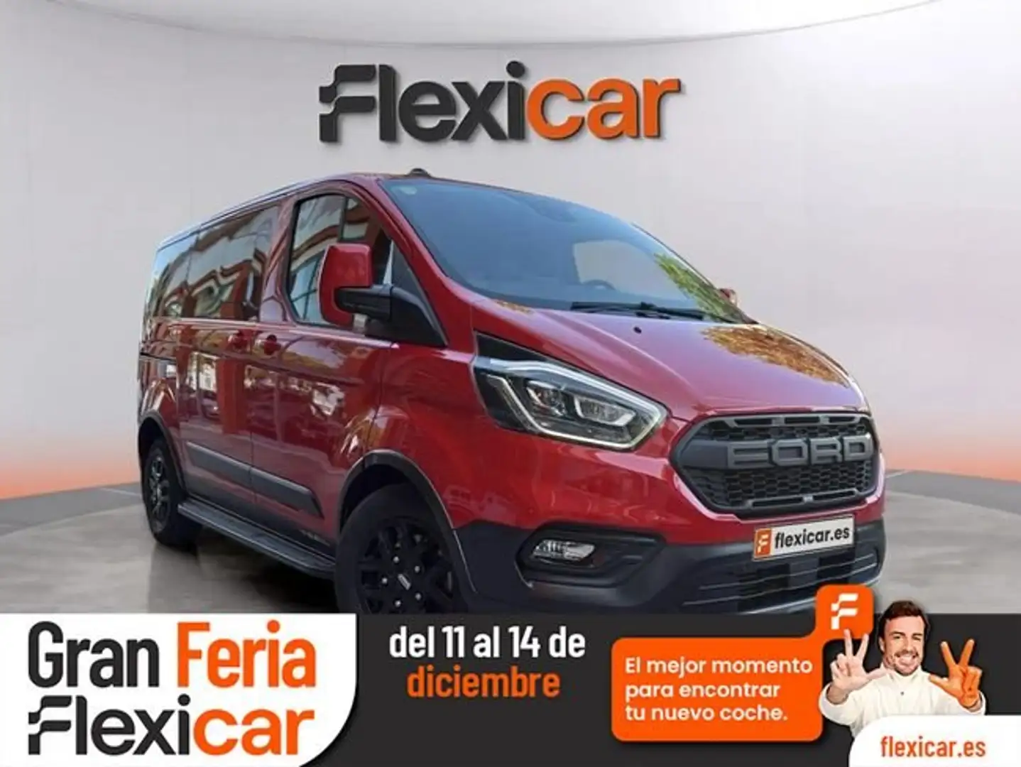 Ford Tourneo Custom 2.0 Ecob 96kW (130CV) Hybrid L2 Titanium Rojo - 1