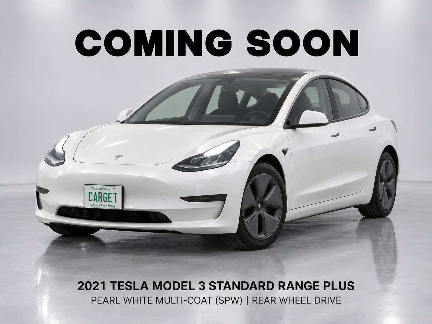 White 2021 Tesla Model 3 Sedan Rear-Wheel Drive 1-Speed Automatic