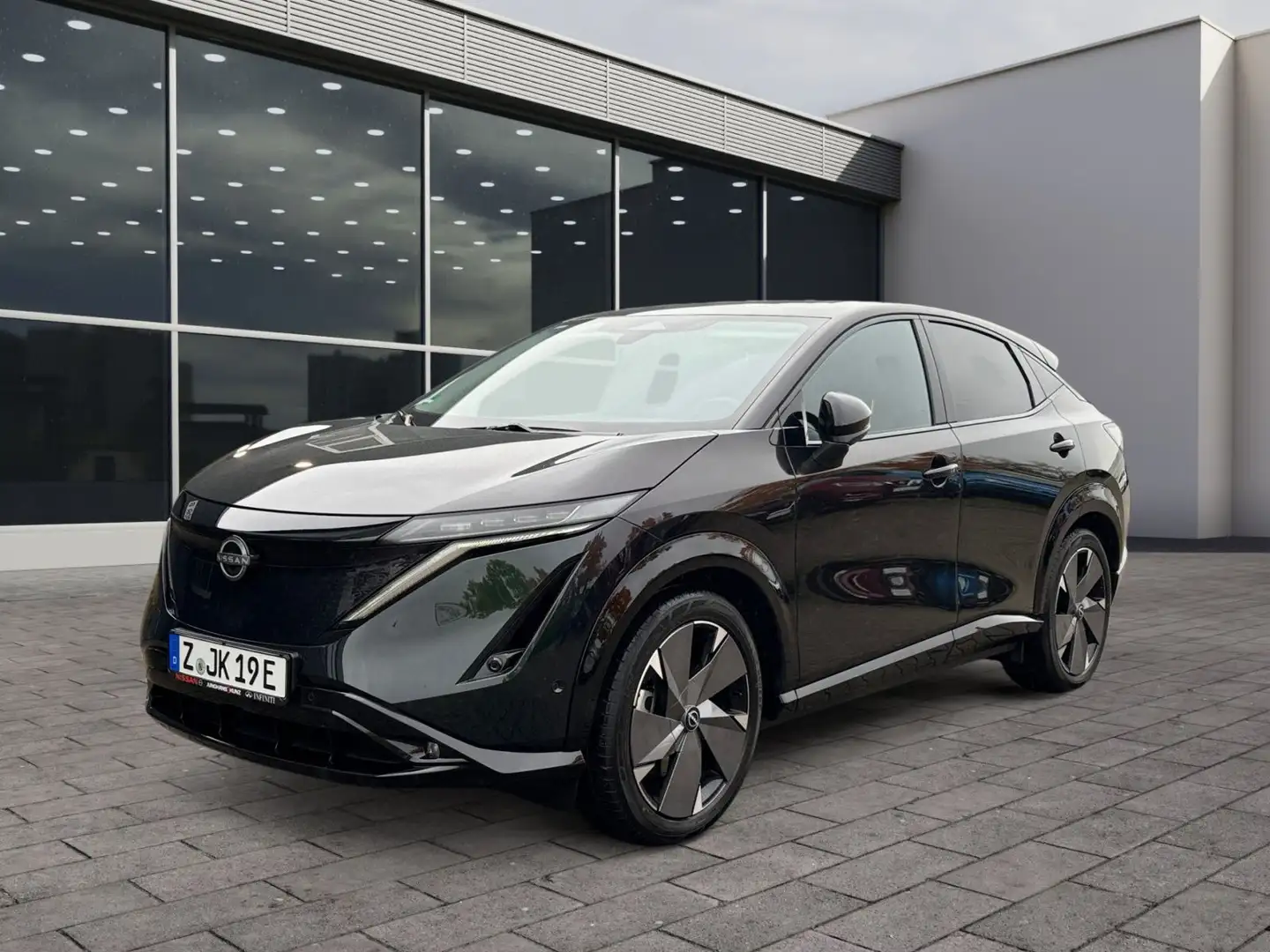 Nissan Ariya Evolve Pack e-4orce NAVI PANORAMADACH 87KW Grün - 2