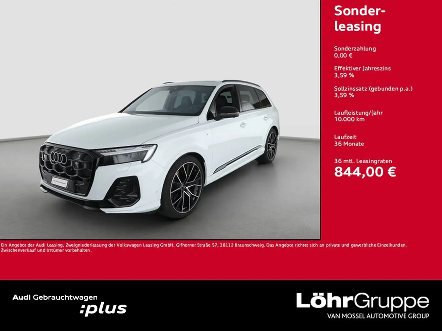 Audi Q7 SUV S line 50 TDI quattro tiptronic *Pano*360 Weiß - 1