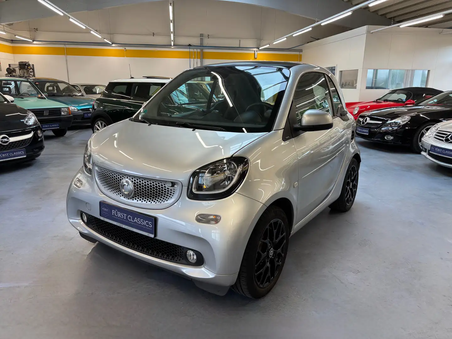 smart forTwo 0.9 Turbo Prime Leder LED Klima SHZ Panorama Temp. Grau - 1