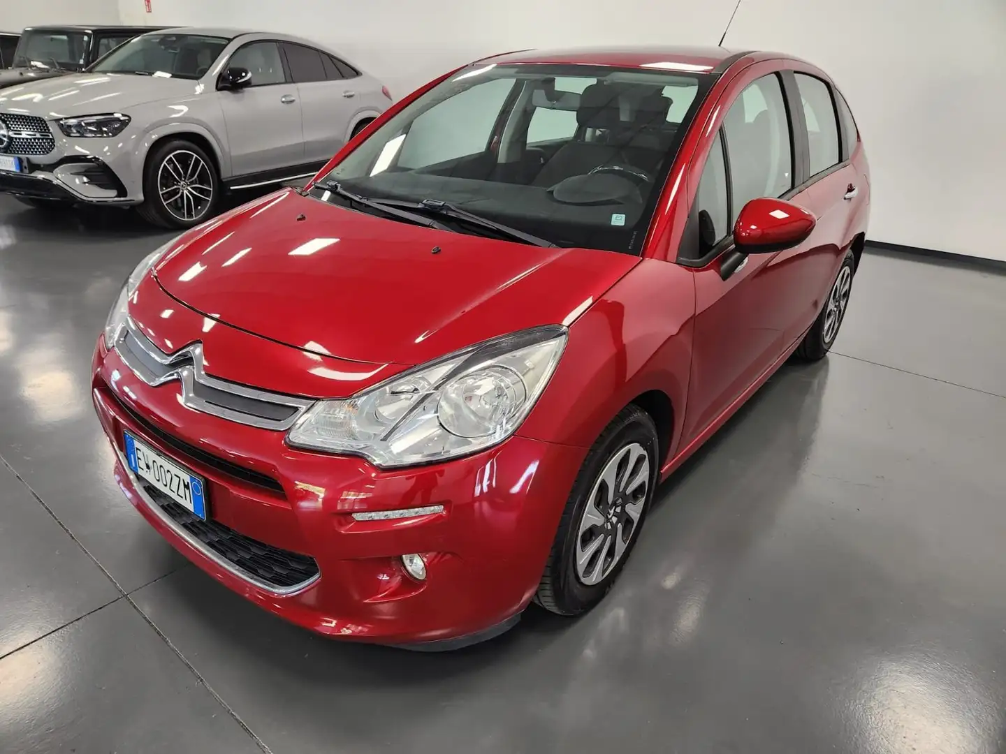 Citroen C3 C3 II 2009 1.2 vti Seduction 82cv FL+UNICO PROPRI Rood - 1