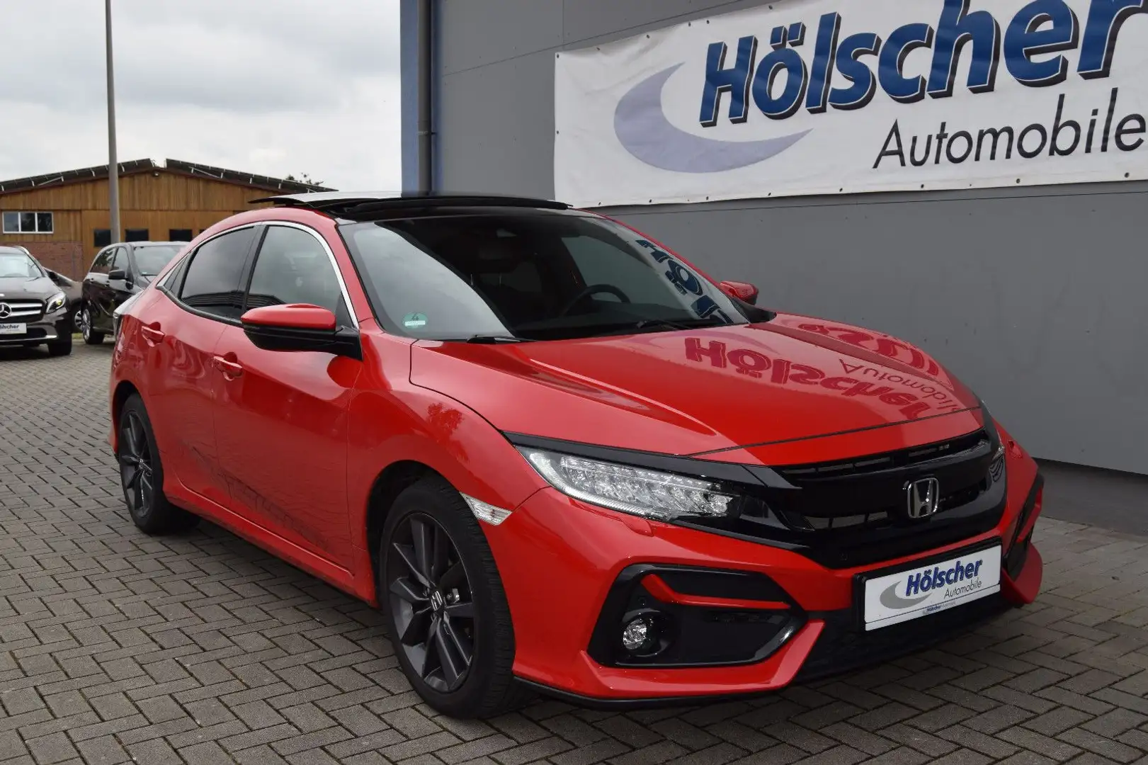 Honda Civic Lim. 5-trg. Executive,Navi,Schiebed.Kam,,, Rouge - 1