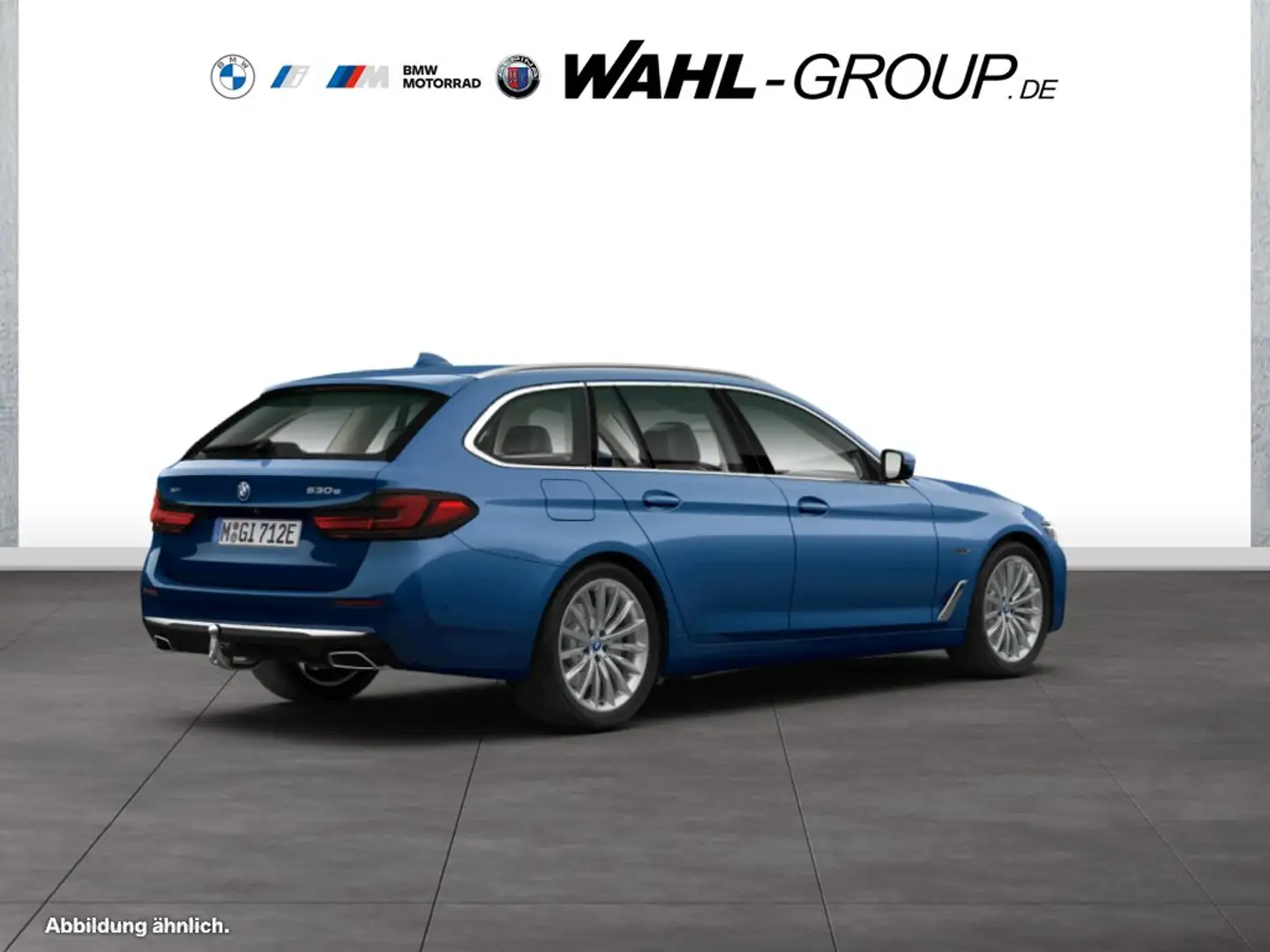 BMW 530 e xDrive Touring AHK HeadUp IntegralAktiv Laser Ha Blau - 2