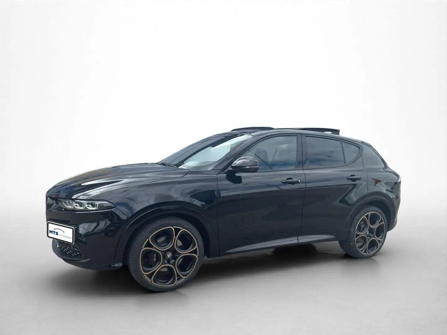 Alfa Romeo Tonale 160PS INTENSA SOFORT *Pano*Alcantara*Navi Чорний - 2