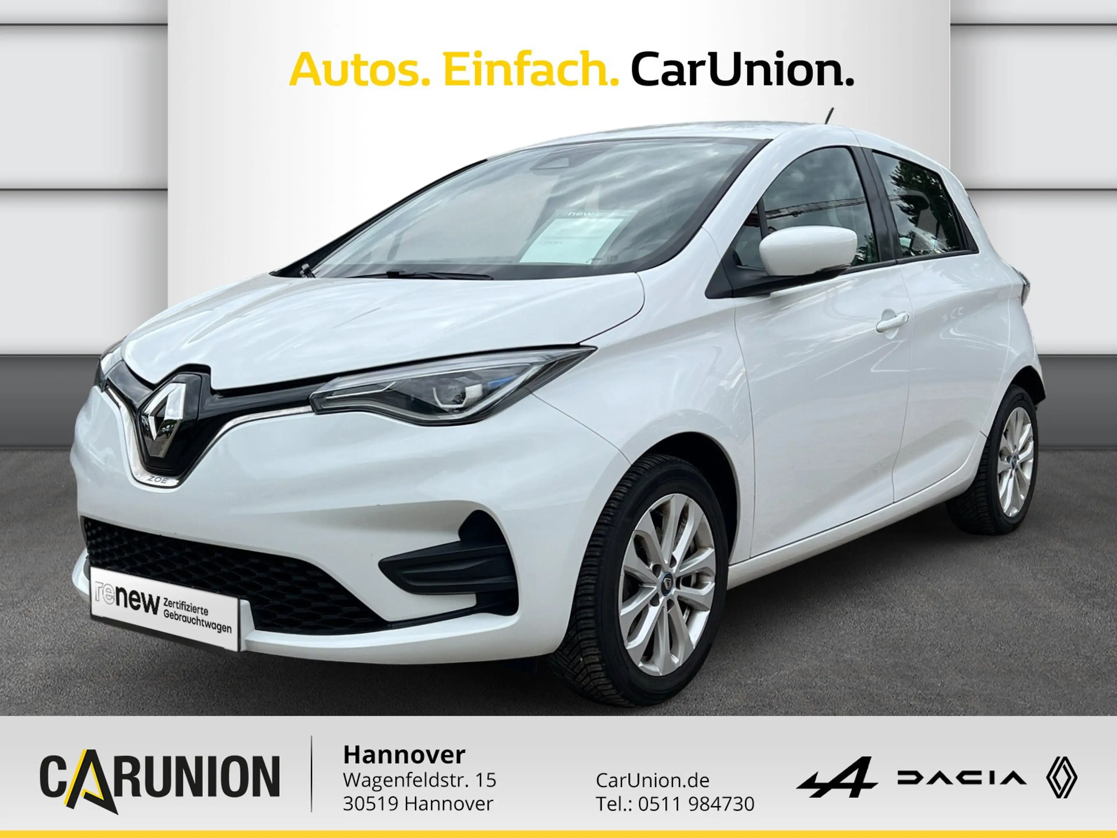 Renault ZOE E-Tech 100% el. EXPERIENCE Batteriekauf R110 Z.E . 50