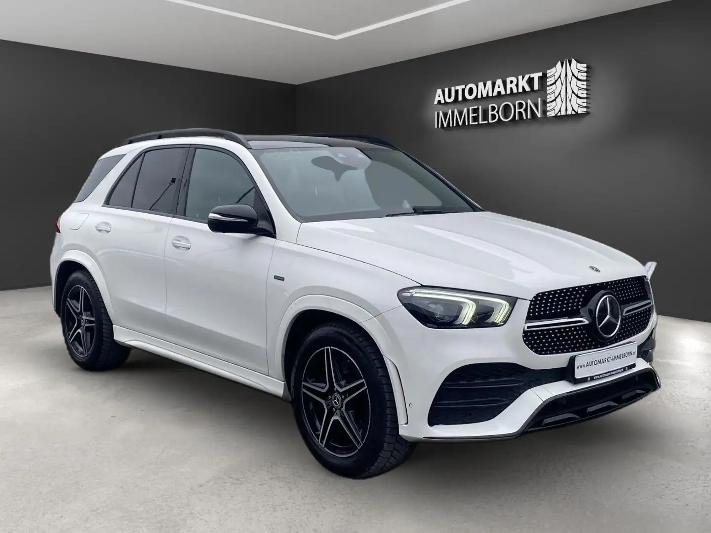 Mercedes-Benz GLE 350 de AMG 20*Night*360°*Pano*Massage+belüft Blanc - 1