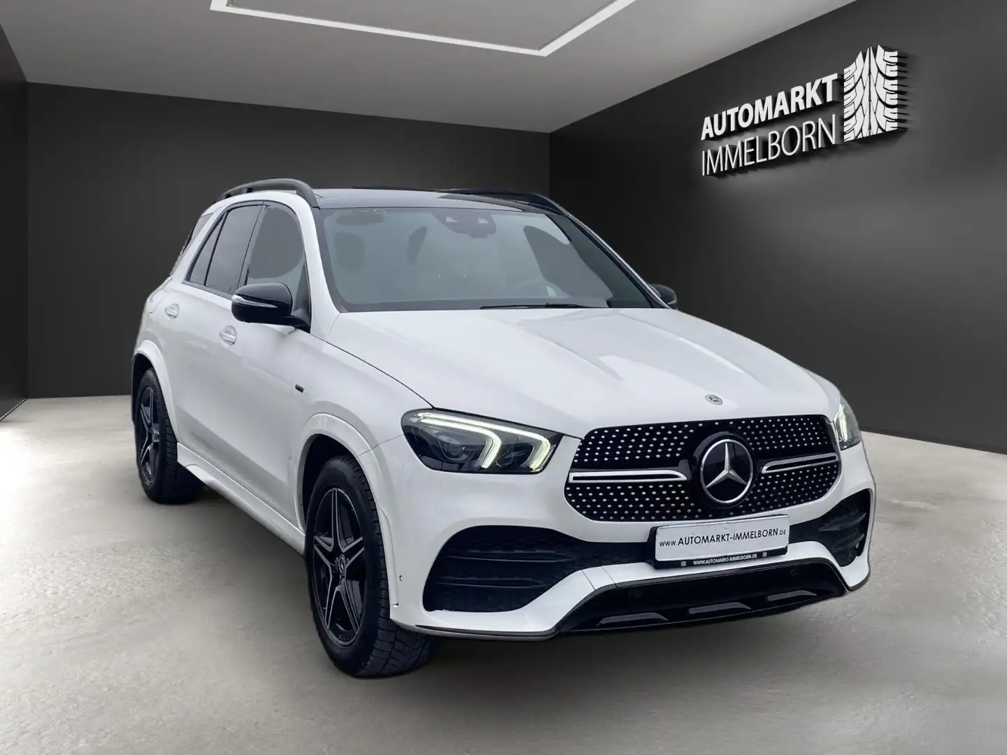 Mercedes-Benz GLE 350 de AMG 20*Night*360°*Pano*Massage+belüft Blanc - 2