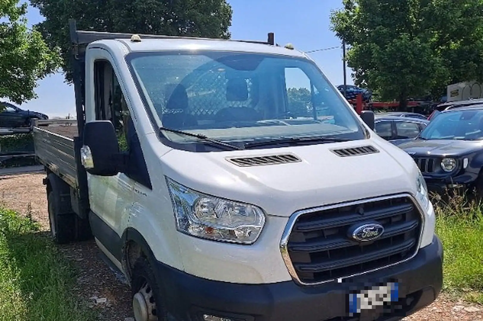 Ford Transit 350 2.0TDCi MHEV 130CV PM Cab.Trend RIBALTABILE Белый - 2