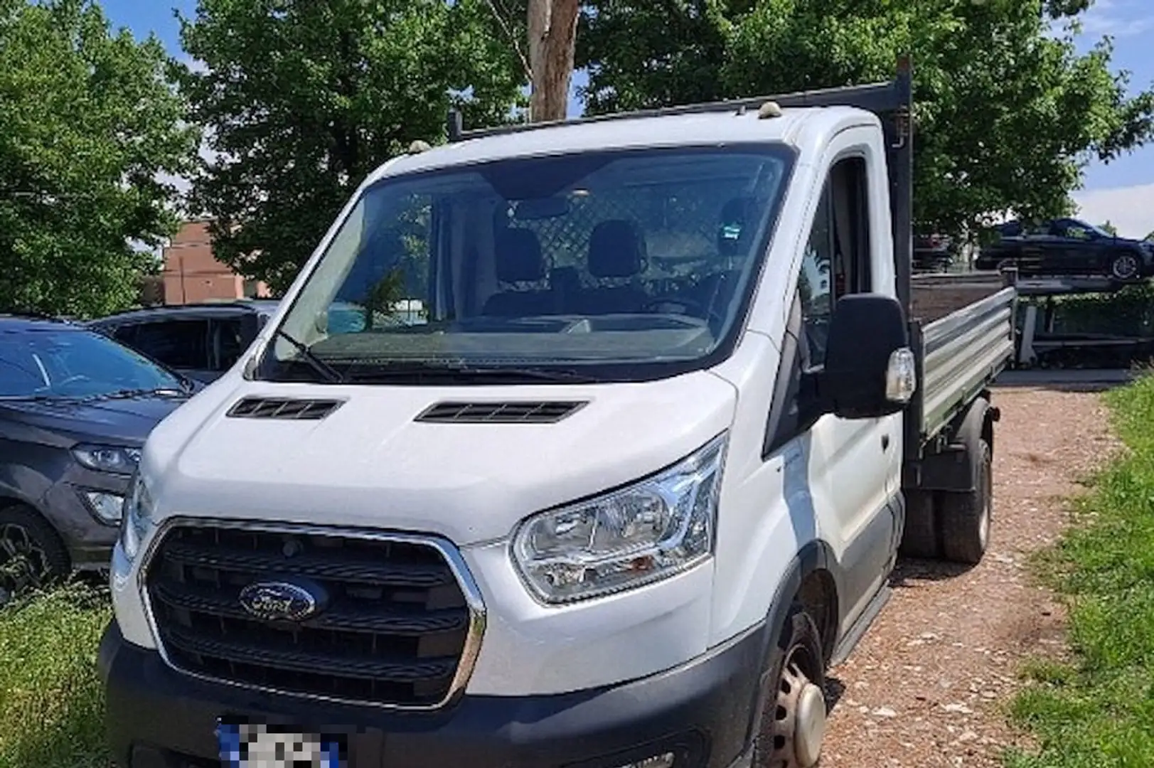 Ford Transit 350 2.0TDCi MHEV 130CV PM Cab.Trend RIBALTABILE Белый - 1