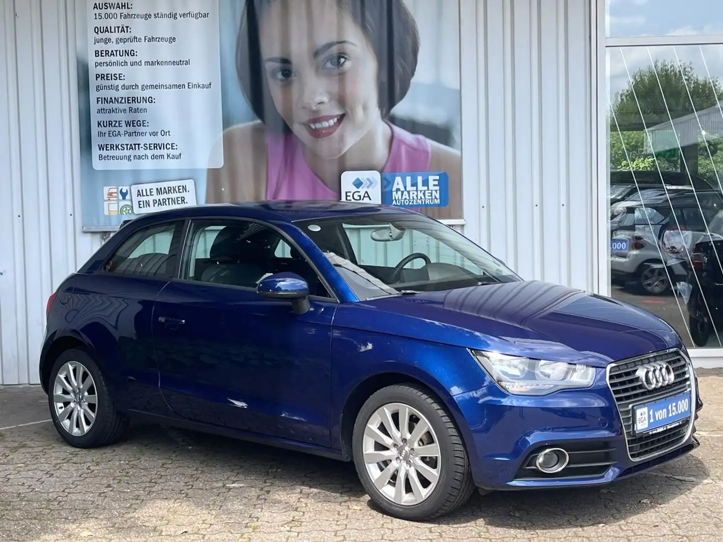 Audi A1 1.2 TFSI ATTRACTION KLIMA SHZ ALU MFL Bleu - 1