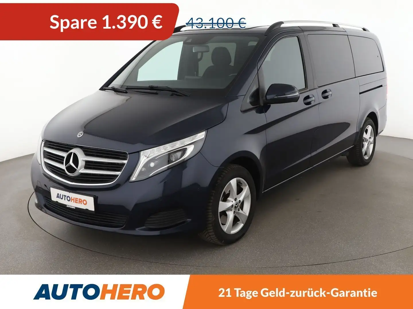 Mercedes-Benz V 250 d lang BlueTEC Edition Aut.*NAVI*TEMPO*LED*PDC*SHZ Синій - 1