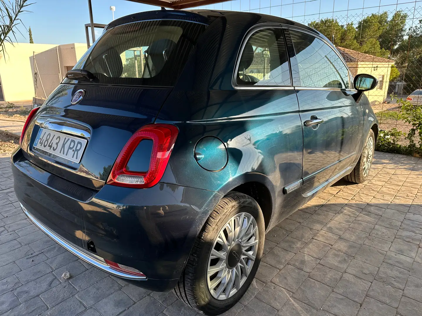 Fiat 500 60000 km Azul - 2