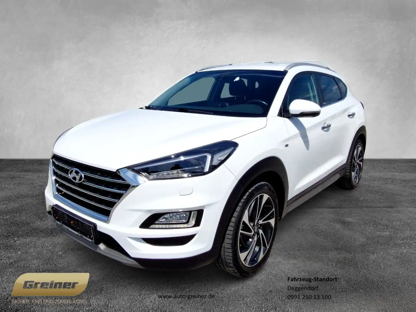 Hyundai TUCSON 2.0 CRDi +48V Premium AROUND VIEW|NAVI Weiß - 1