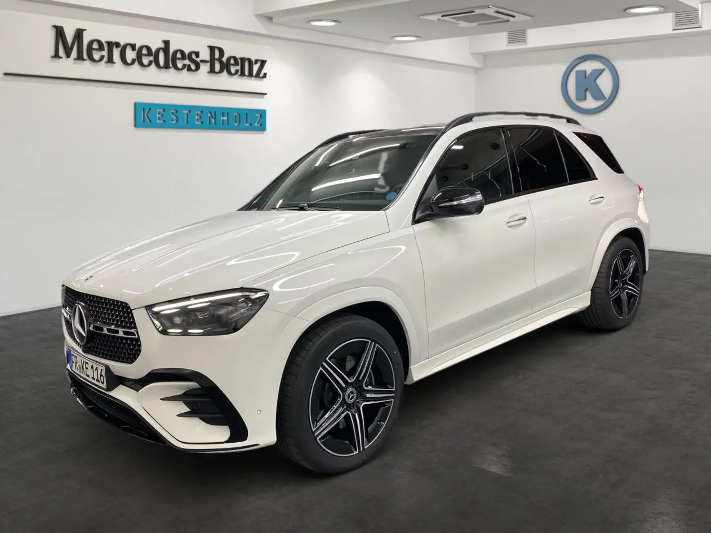 Mercedes-Benz GLE 300 d 4Matic AMG+NIGHT+PANO+AHK+PARK+DISTR+ Weiß - 2