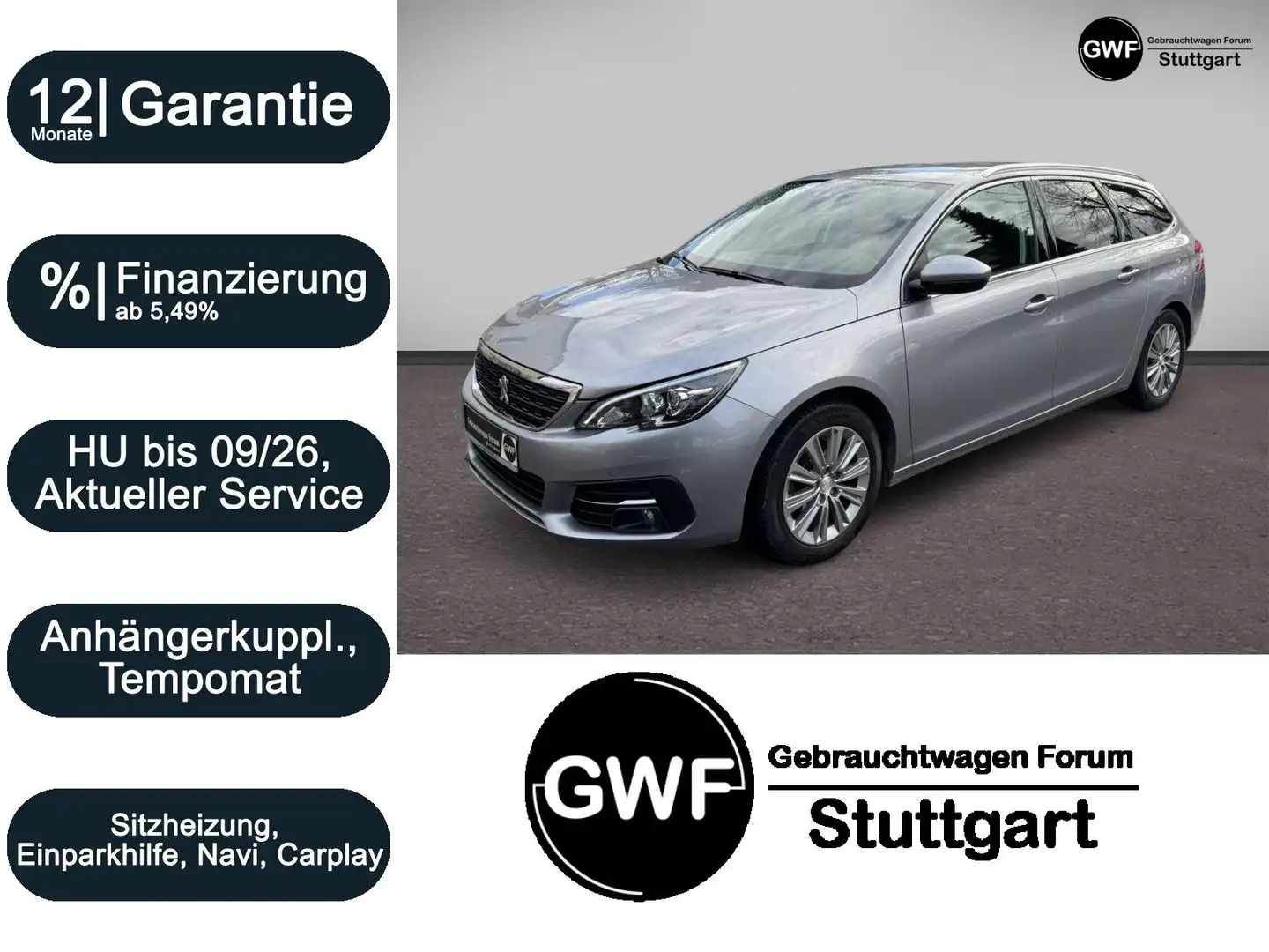 Peugeot 308 SW Allure | AHK | Navi | Kamera | SHZ | Temp Gris - 1