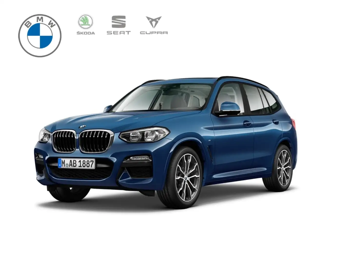 BMW X3 xDrive 20d Aut. Park-Assistent PANODACH+DAB+LED+KL Blau - 1