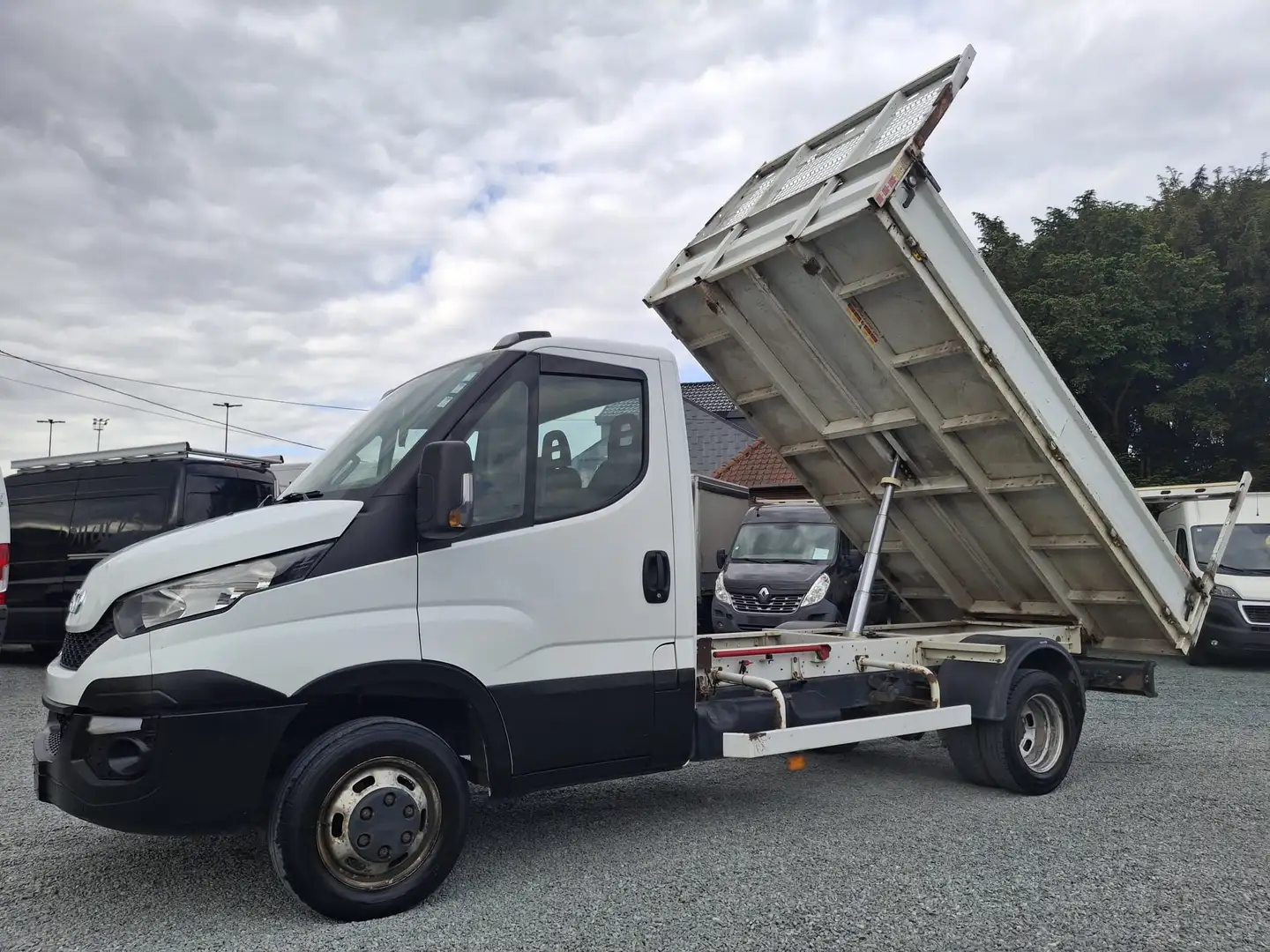 Iveco Daily 35C17 benne basculante 3.0 Blanc - 1