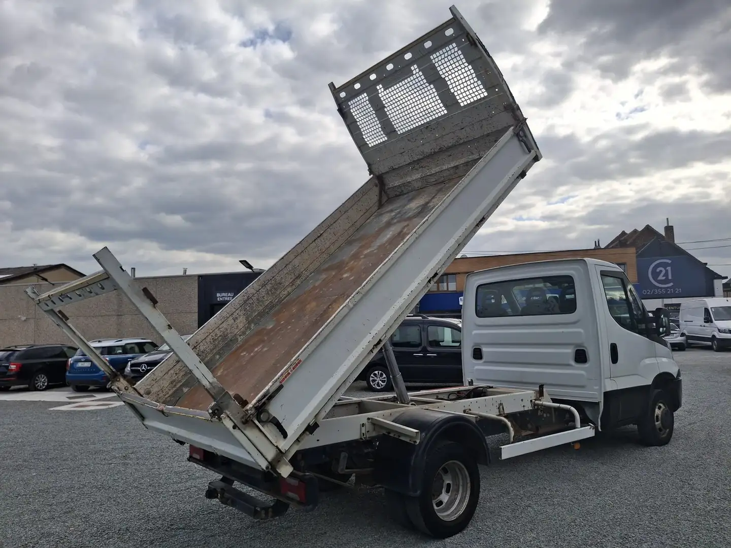 Iveco Daily 35C17 benne basculante 3.0 Blanc - 2