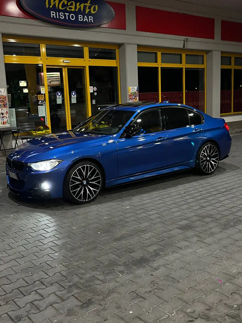BMW 335 335dA xdrive Msport Bleu - 2